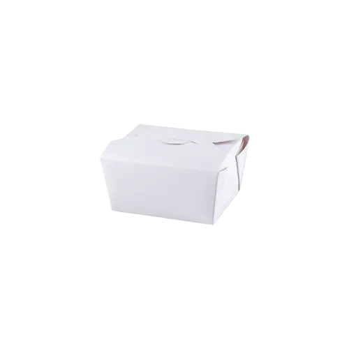 White PE-Lined Leakproof Food Containers