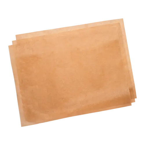 Siliconised Brown Greaseproof Paper
