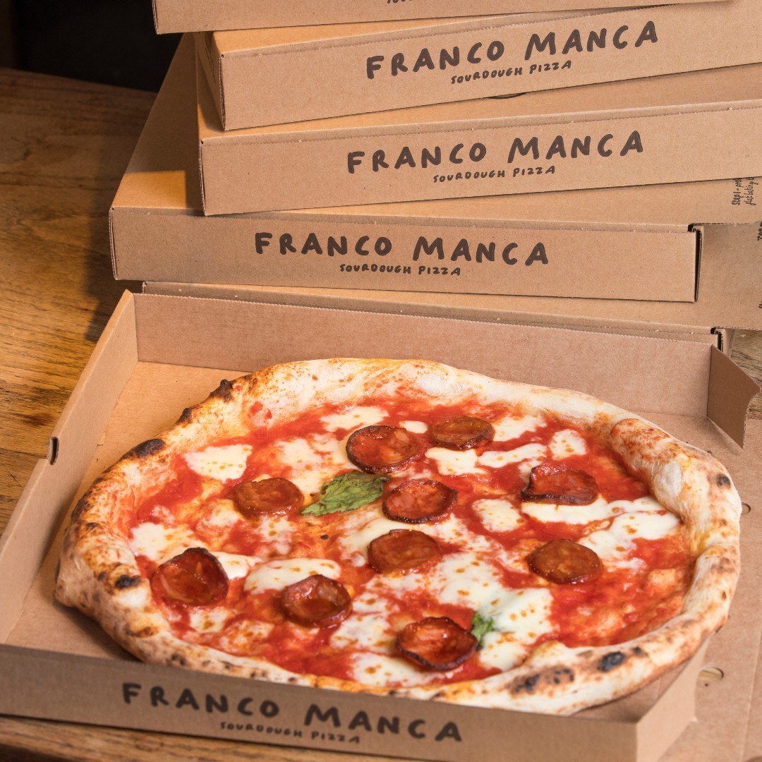 Custom-branded packaging example