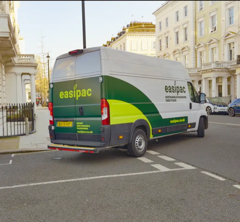 Our own vans and drivers operating in London