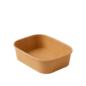 easipac Kraft Rectangular Bowl 500ml