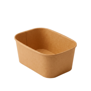 easipac Kraft Rectangular Bowl 1000ml
