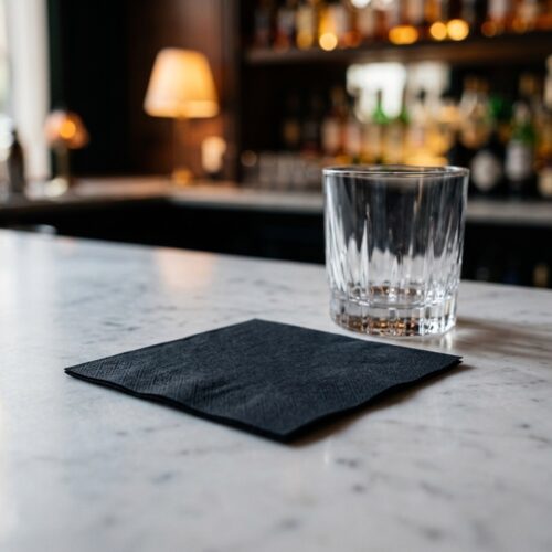 easipac Black 2 Ply Napkin lifestyle