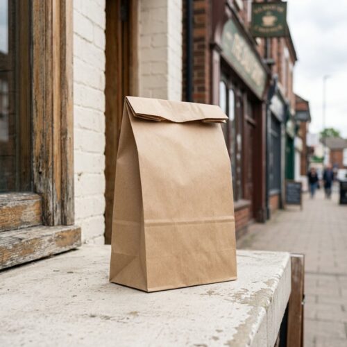 easipac Brown Grab Bag lifestyle