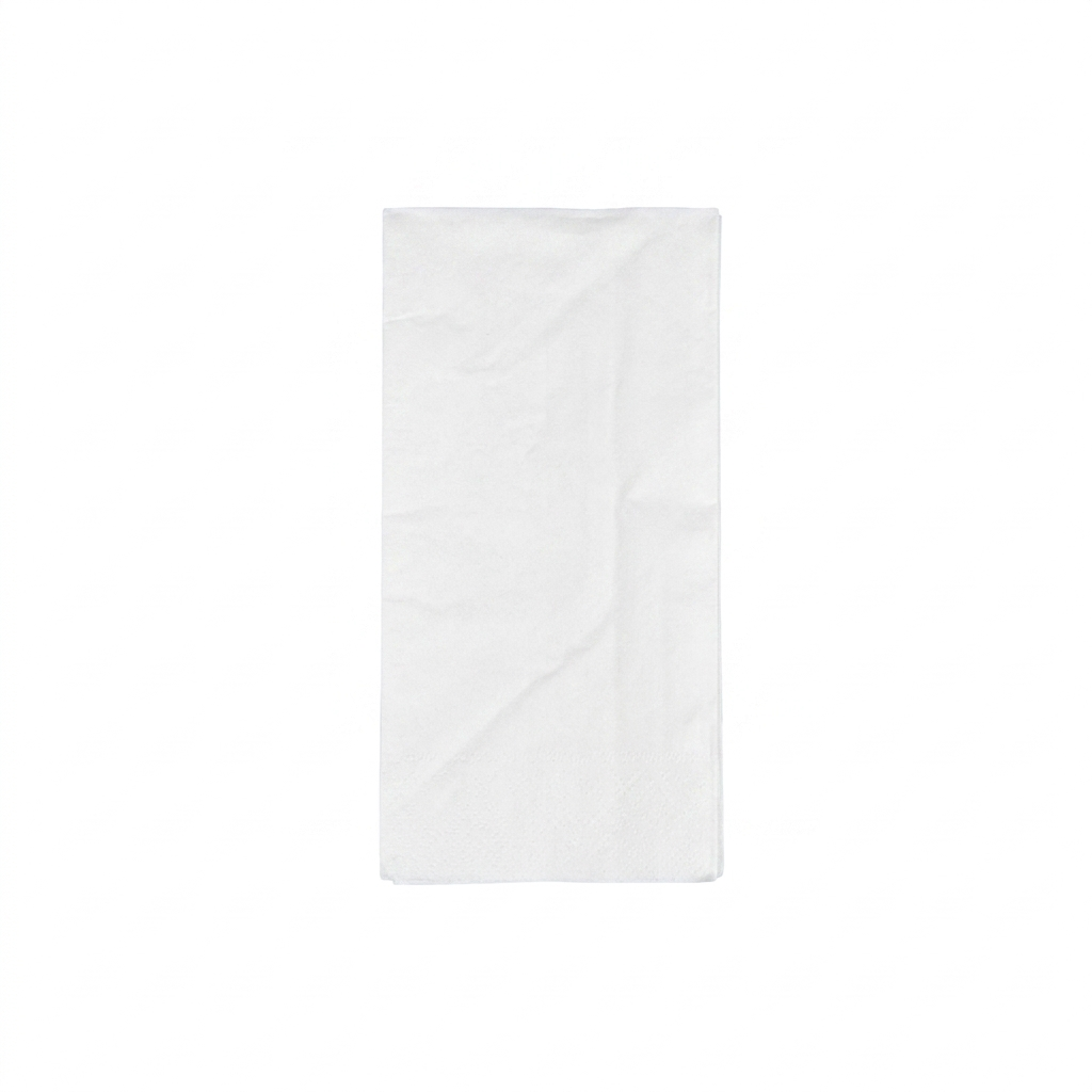 easipac white 2 ply 40cm restaurant napkin