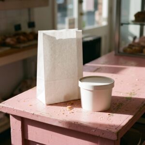 easipac White Grab Bag lifestyle