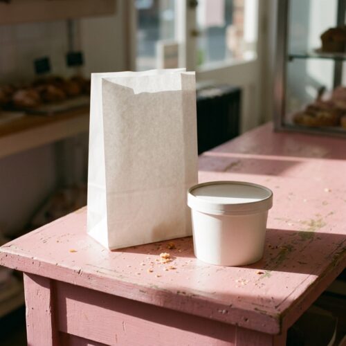 easipac White Grab Bag lifestyle