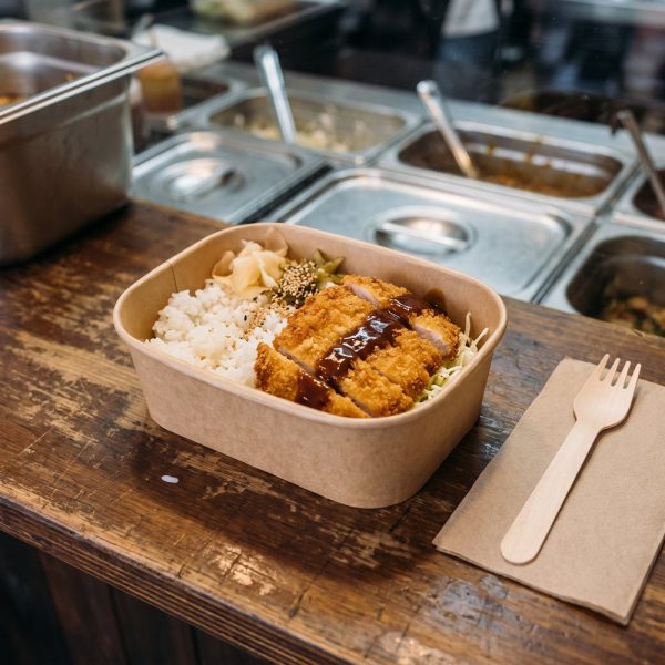 easipac Kraft Rectangular Bowl lifestyle